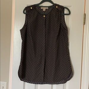 Michael Kors sleeveless top, business casual